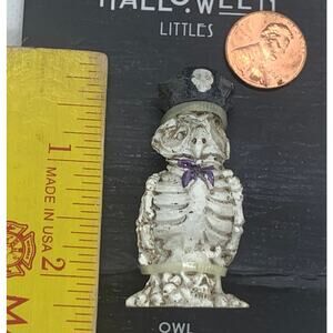 NIP Maker's Halloween Littles SKELETON OWL PIRATE miniature Joann Joann's